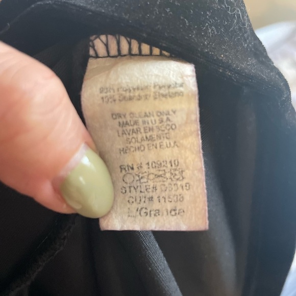 Windsor black formal mini dress size large - Picture 11 of 11